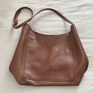 TJ Maxx Brand Brown Leather Shoulder Bag